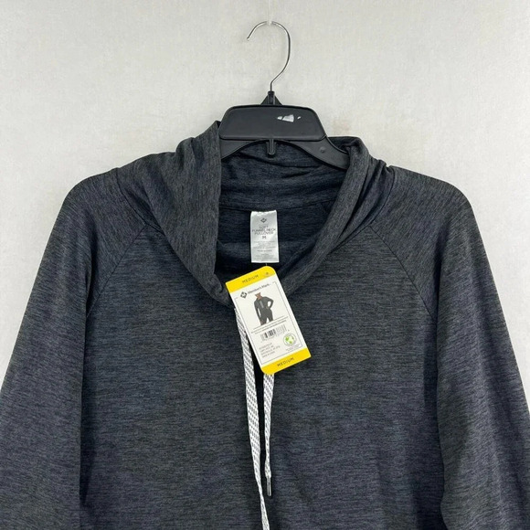 Member's Mark Shirt Women's Sz M Gray Favorite Soft Funnel Neck Pullover - Picture 6 of 11